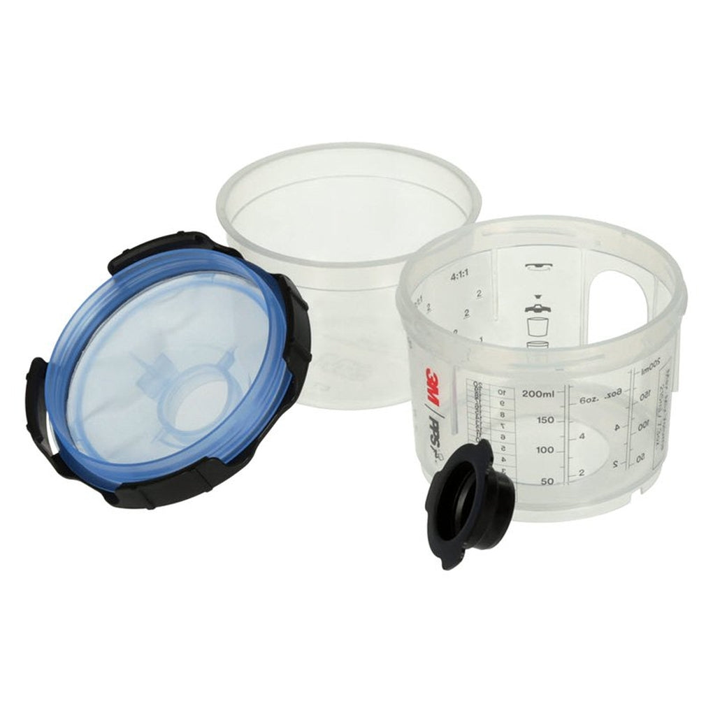 3M 26314 PPS Series 2.0 Spray Cup System Kit, Mini (6.8 fl oz, 200 mL), 125 Micron Filter