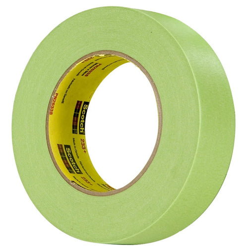 3M 26338 Scotch Performance Green Masking Tape 233+, 36 mm width (1.41 inches)