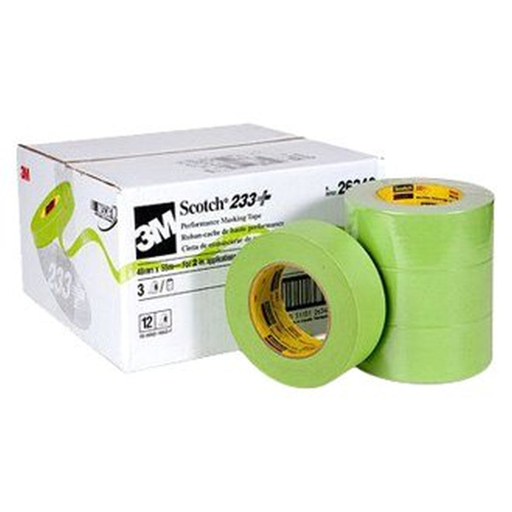3M 26340 Scotch Performance Green Masking Tape 233+, 48 mm width (1.9 inches)