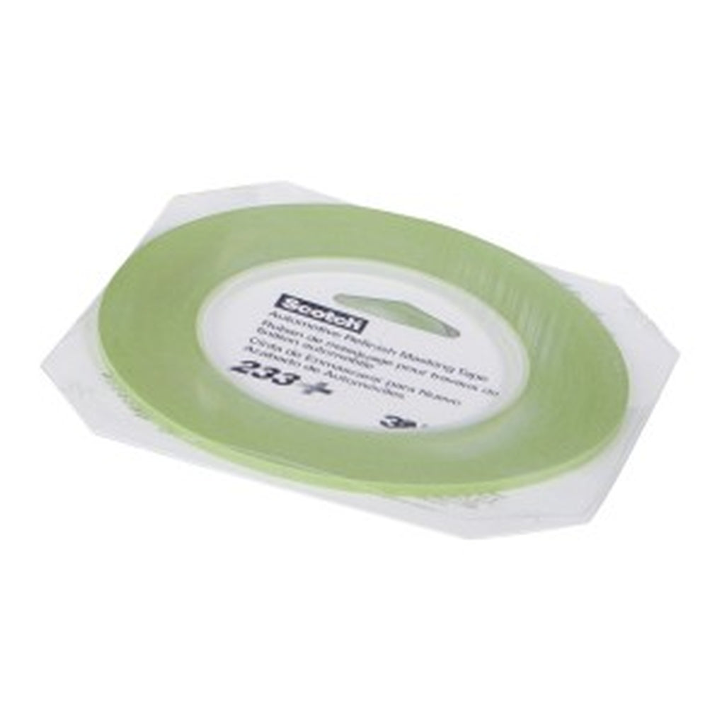 3M 26343 Scotch Performance Green Masking Tape 233+, 3 mm width
