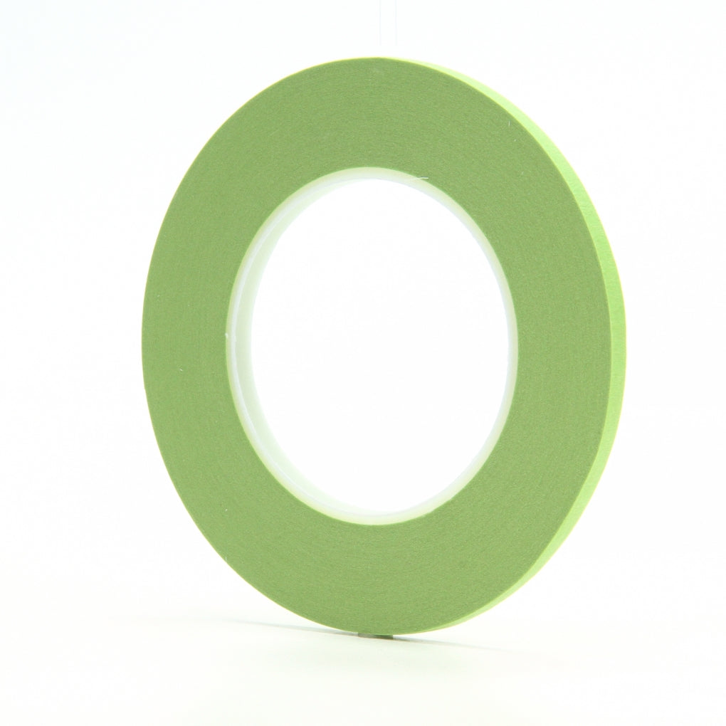 3M 26344 Scotch Performance Green Masking Tape 233+, 6 mm width (.24 inches)