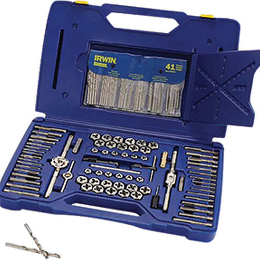 Irwin - 26377DC - 117-Piece Machine Screw/Fractional/Metric Tap and HEX Die and Drill Bit Deluxe Set