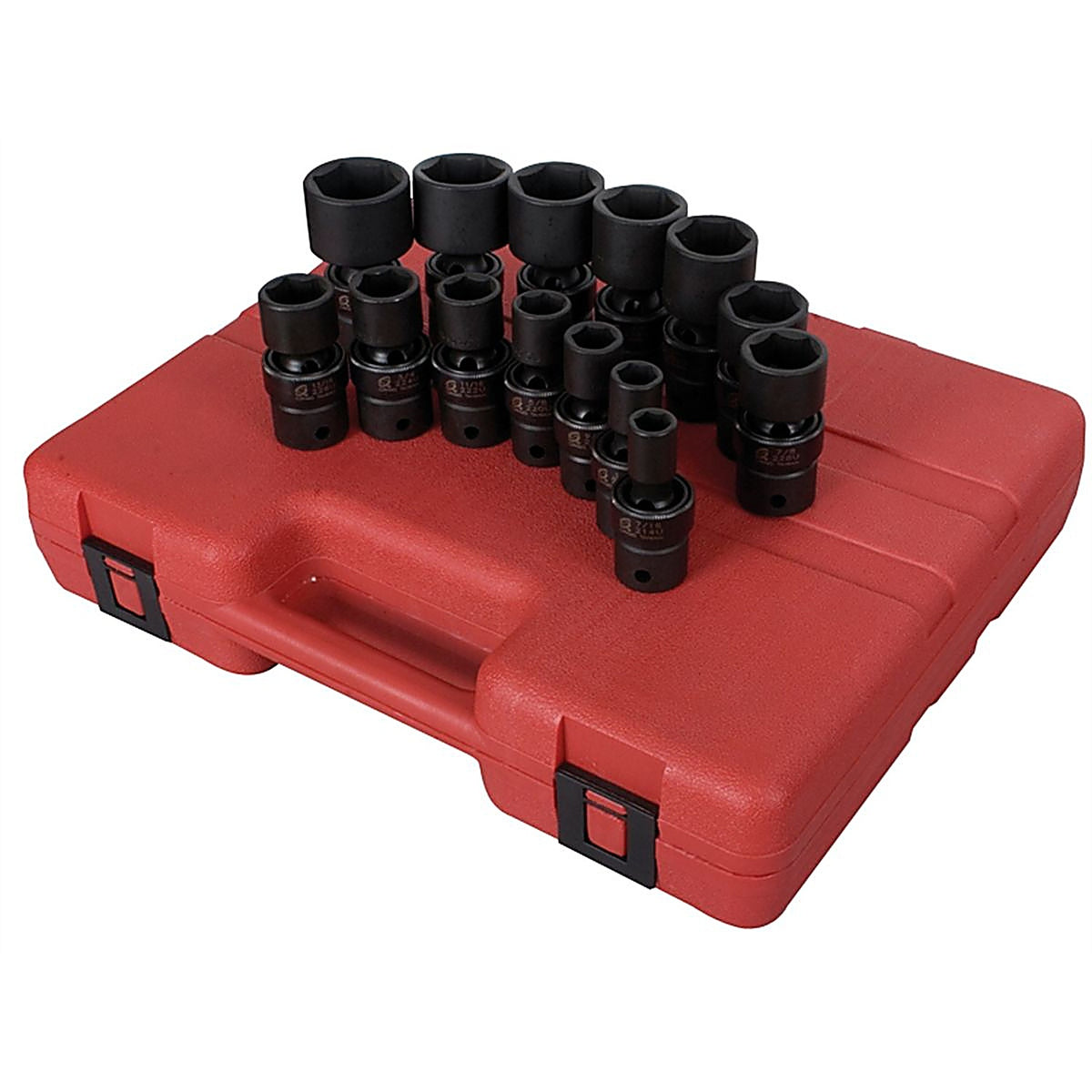 Sunex Tools 2644 14 Pc. 1/2 Drive SAE Universal Impact Socket Set