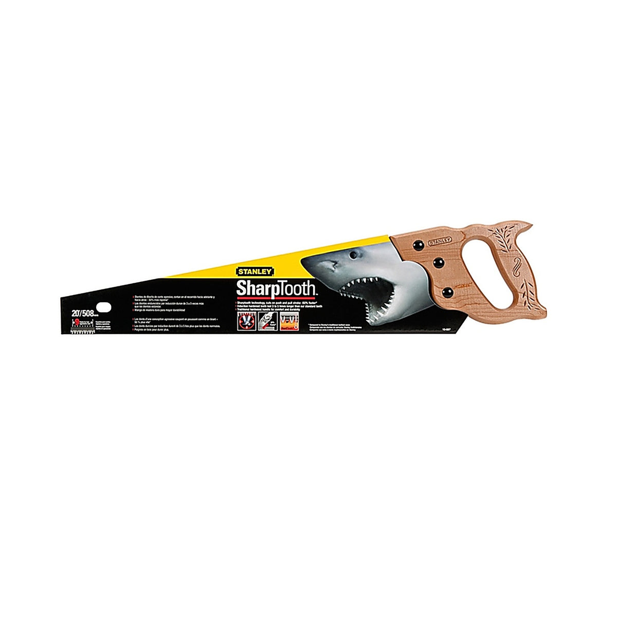 Stanley 15-087 SharpTooth 20 in. Carbon Steel Hand Saw 8 TPI 1/pc.