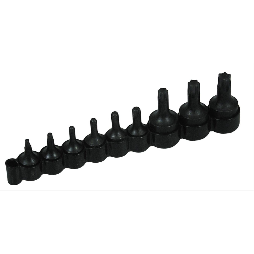 Lisle 26550 9 pc. 1/4 and 3/8 Dr. Torx Bit Set