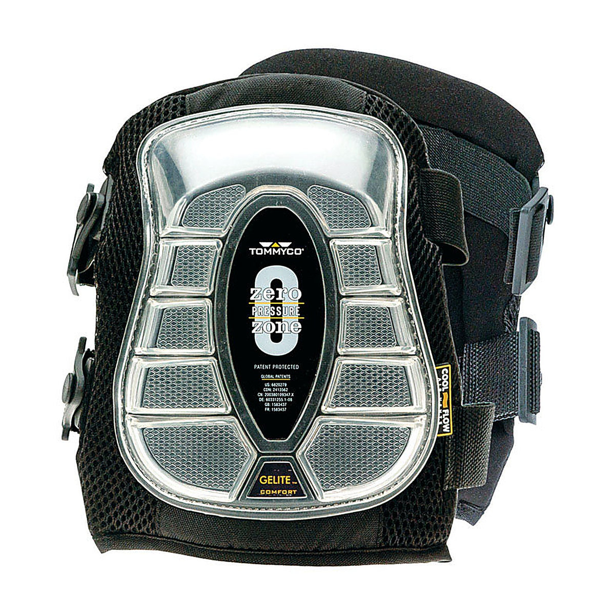TommyCo 40032 GELite 6 in. L x 3.5 in. W Gel Knee Pads Black