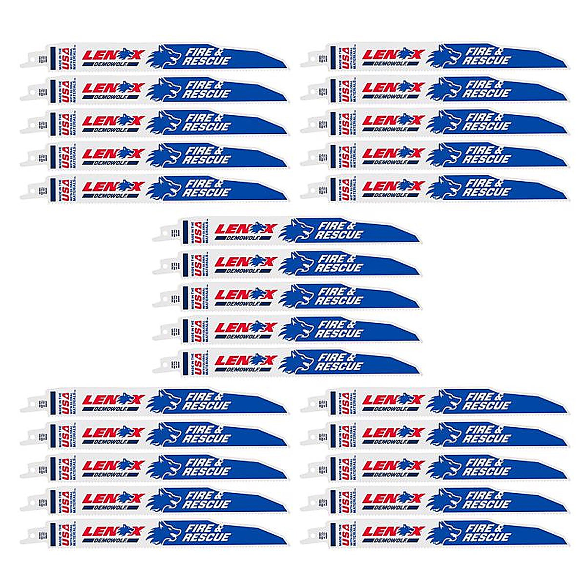 Lenox - 20524B960R - Demowolf 9 In. Bi-Metal Reciprocating Saw Blade 10 TPI 25 Pack