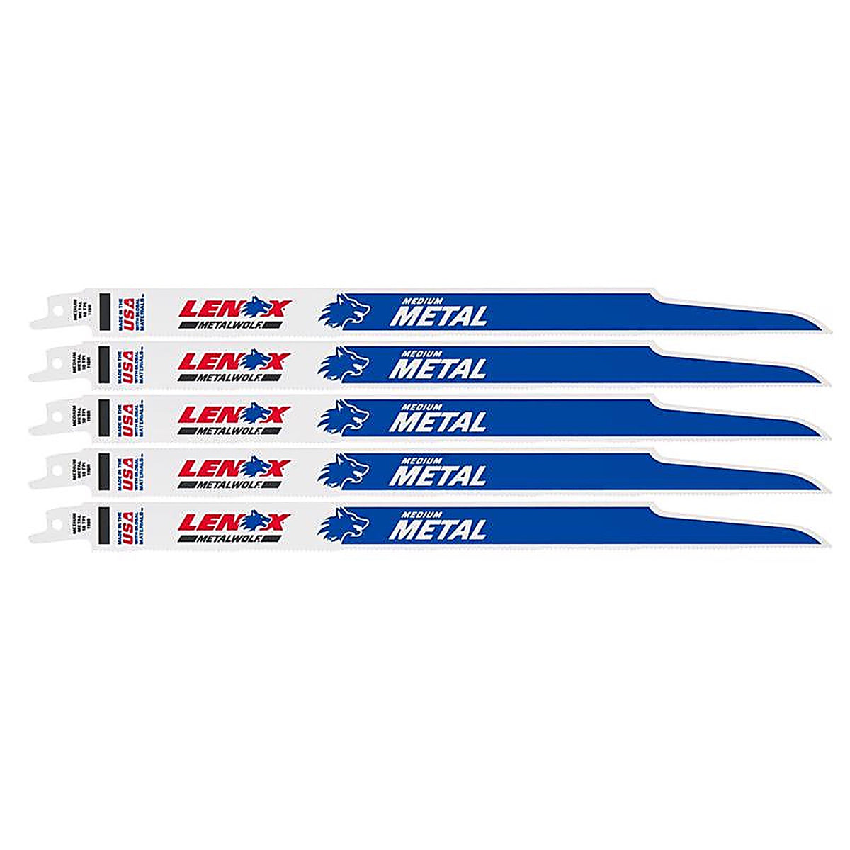 Lenox - 21510118R - Metalwolf 12 In. Bi-Metal Wave Edge Reciprocating Saw Blade 18 TPI 5 Pack