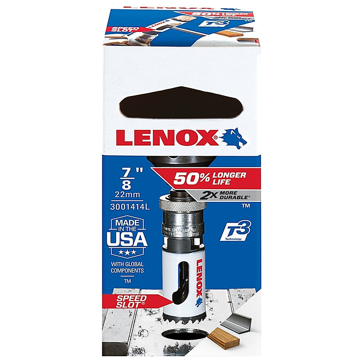 Lenox - 3001414L - Speed Slot 7/8 In. Bi-Metal 1.5 In. L Hole Saw