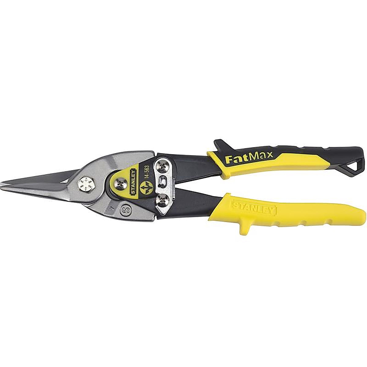 Stanley - 14-563 - Fatmax 12-1/2 In. Molybdenum Steel Straight Aviation Snips 23 Ga. 1 Pack