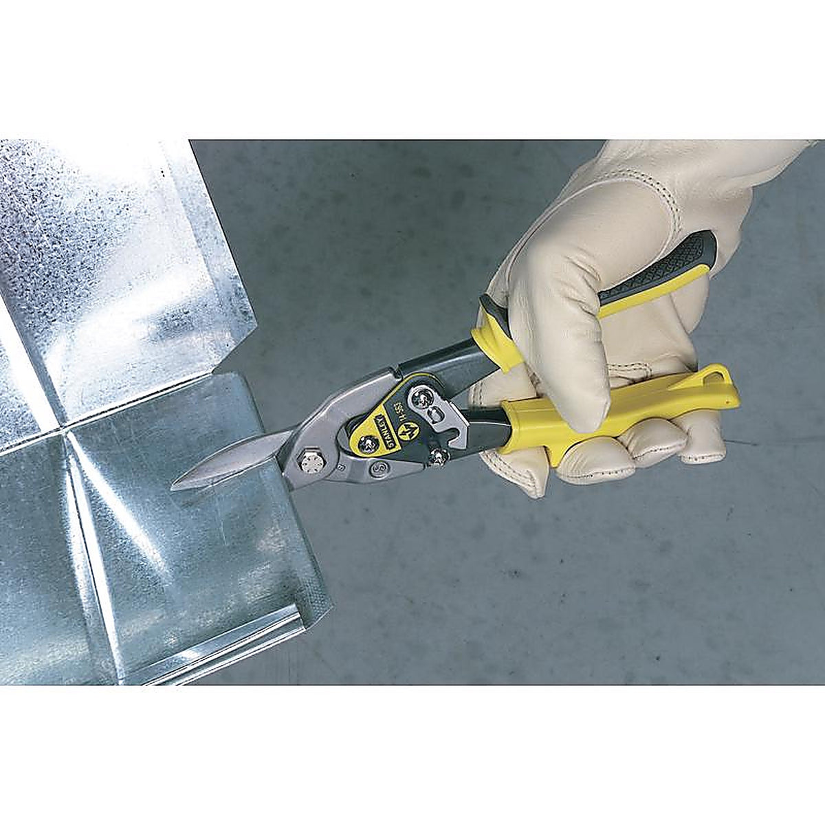 Stanley - 14-563 - Fatmax 12-1/2 In. Molybdenum Steel Straight Aviation Snips 23 Ga. 1 Pack