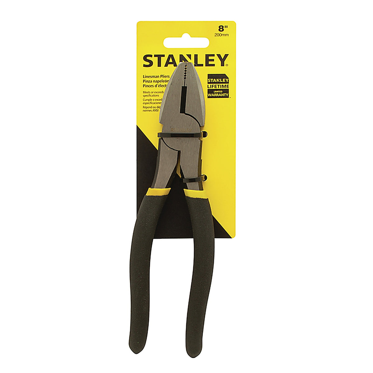 Stanley - 84-113 - 8 In. Steel Linesman Pliers
