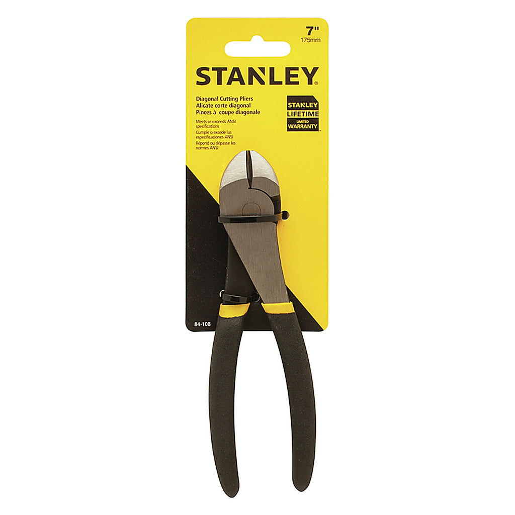 Stanley - 84-108 - 7-5/16 In. Steel Fixed Joint Diagonal Pliers