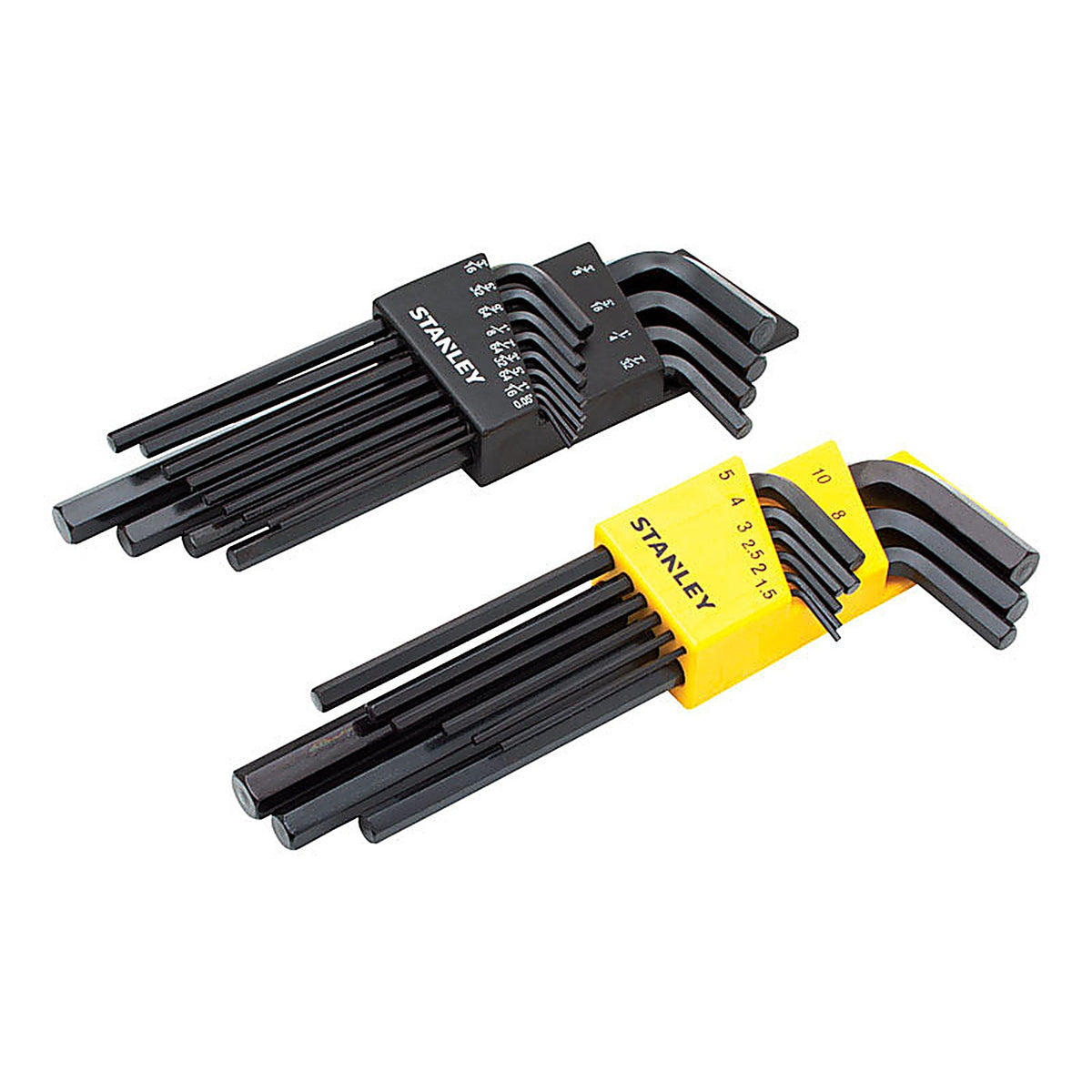 Stanley - 85-753 - Multi-Size Metric and SAE Long Arm HEX Key Set 22 Piece