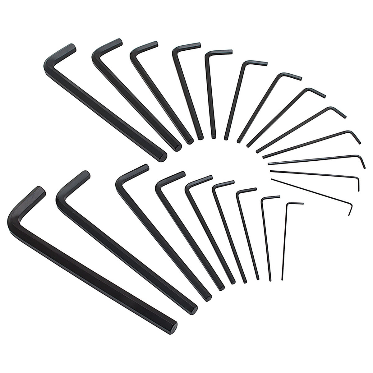 Stanley - 85-753 - Multi-Size Metric and SAE Long Arm HEX Key Set 22 Piece