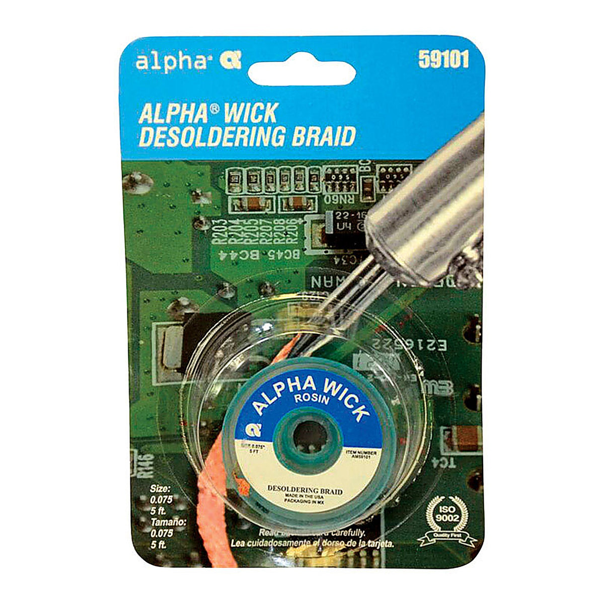 Alpha Fry - AM59101 - Wick Desoldering Braid Copper 1 Piece