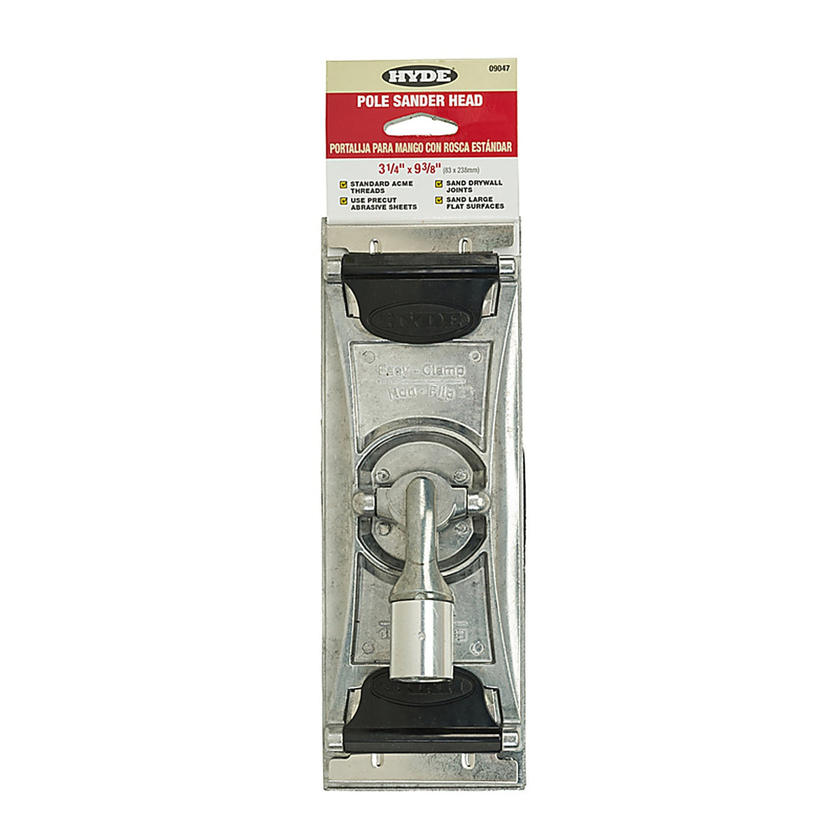 Hyde - 09047 - Aluminum Pole Sander Head 3.13 In. H X 3.25 In. W X 11.5 In. L