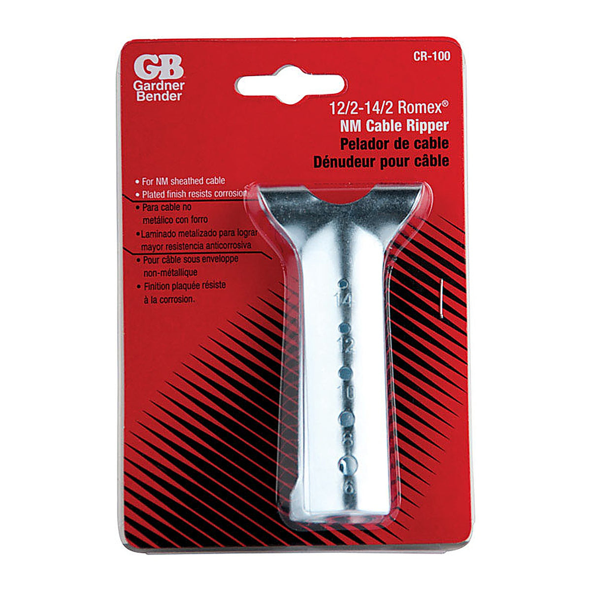 Gardner Bender CR-100 6-14 Ga. 4 in. L Cable Ripper