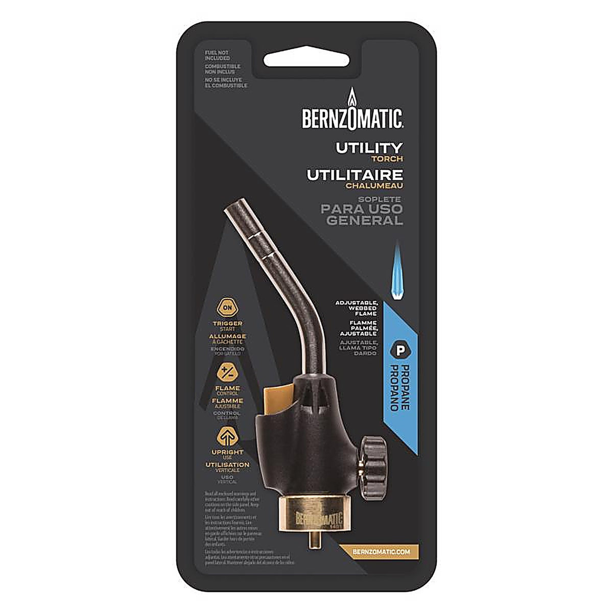 Bernzomatic WT2301 Torch Head Stainless Steel 1 pc