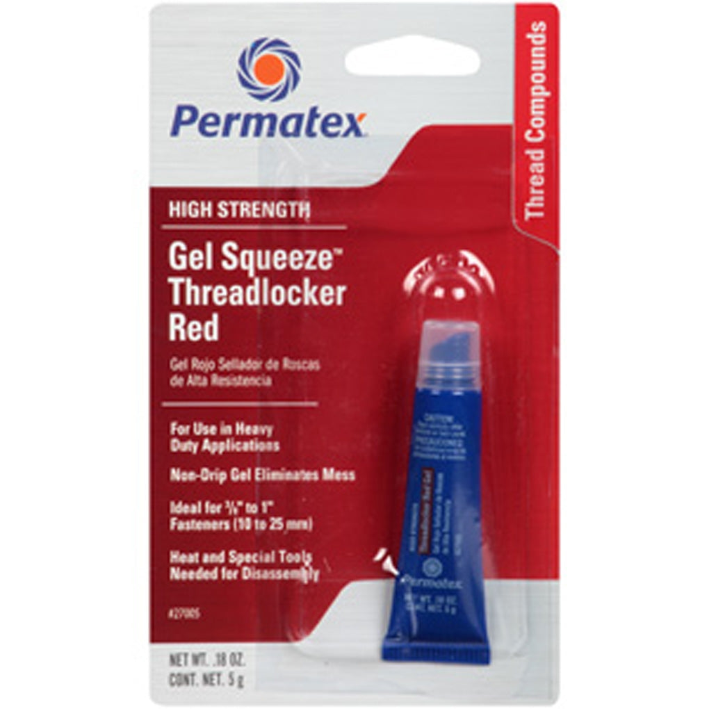 Permatex 27005 High Strength Threadlocker RED Gel