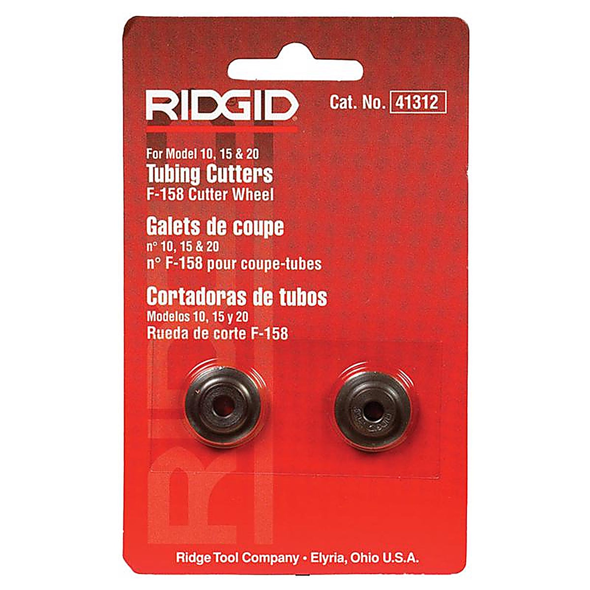 Ridgid 41312 Replacement Cutter Wheel Black 2 pc