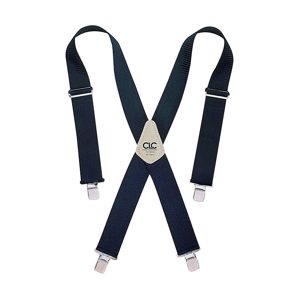 CLC 110BLU 4 in. L X 2 in. W Nylon Suspenders Blue 1 pair
