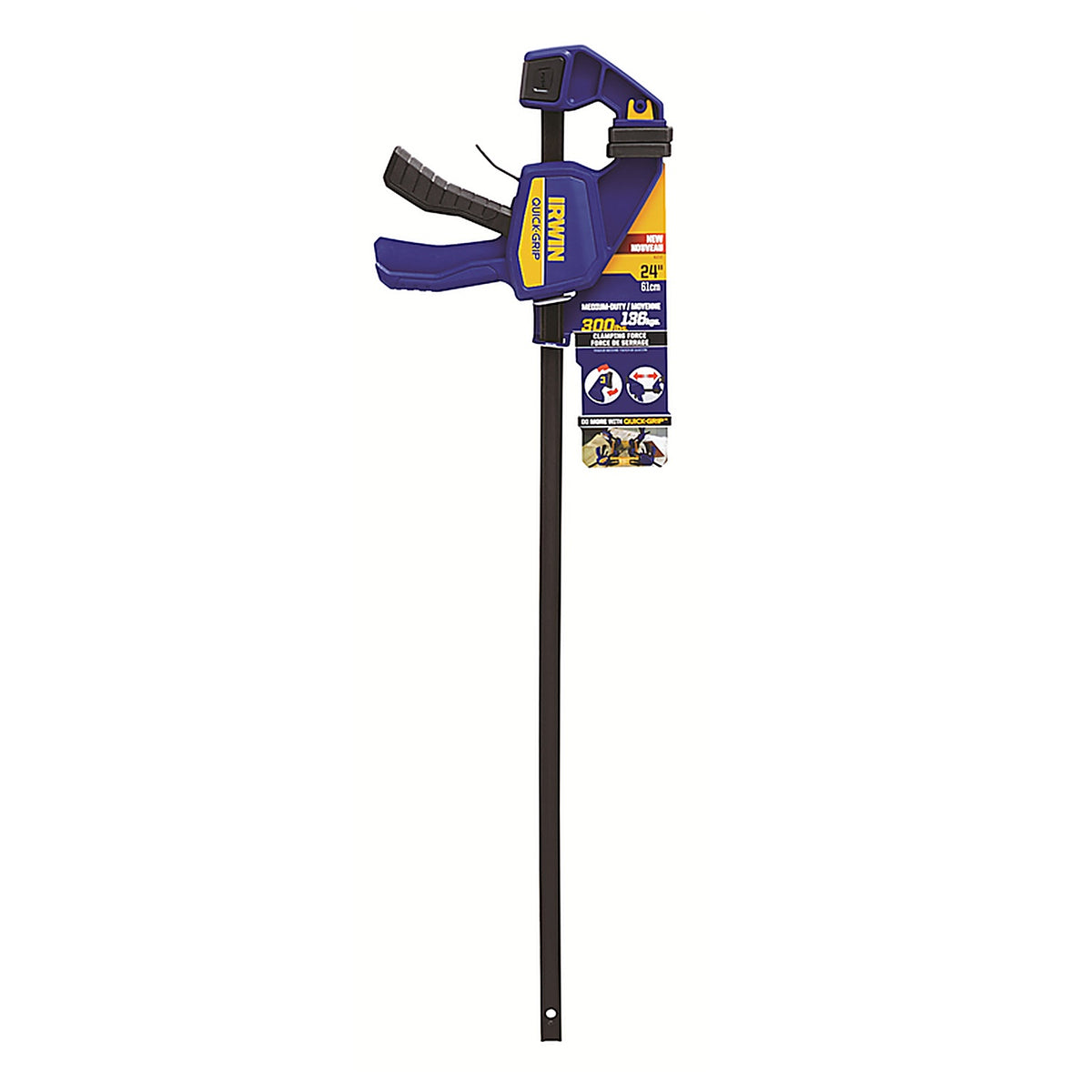 Irwin 1964720 Quick-Grip 24 in. x 3-1/2 in. D Bar Clamp 300 lb.