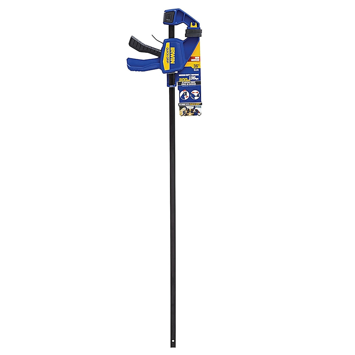 Irwin 1964741 Quick-Grip 36 in. x 3-1/2 in. D Bar Clamp 300 lb.
