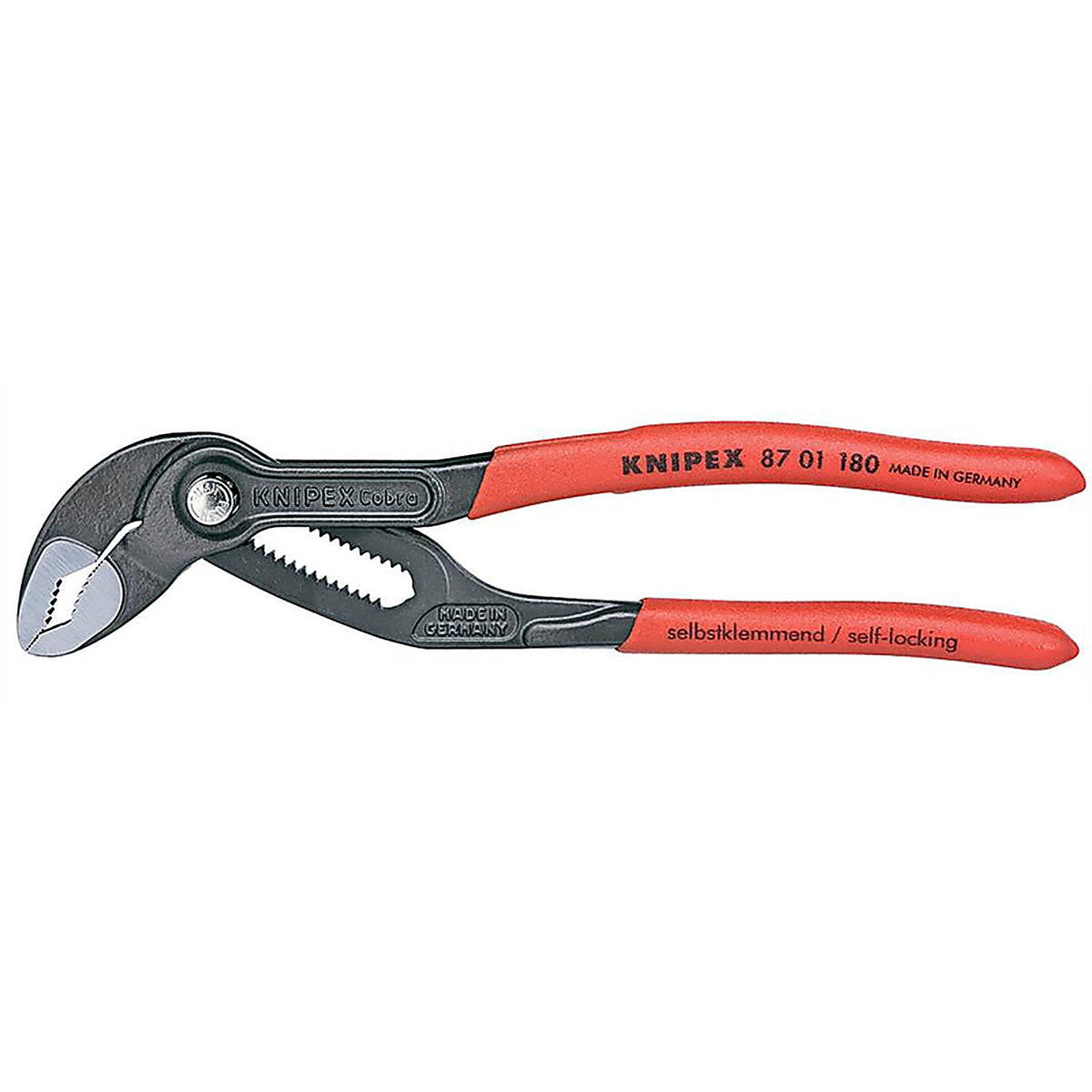 Knipex - 87 01 180 SBA - Cobra 7.25 In. Chrome Vanadium Steel Water Pump Pliers