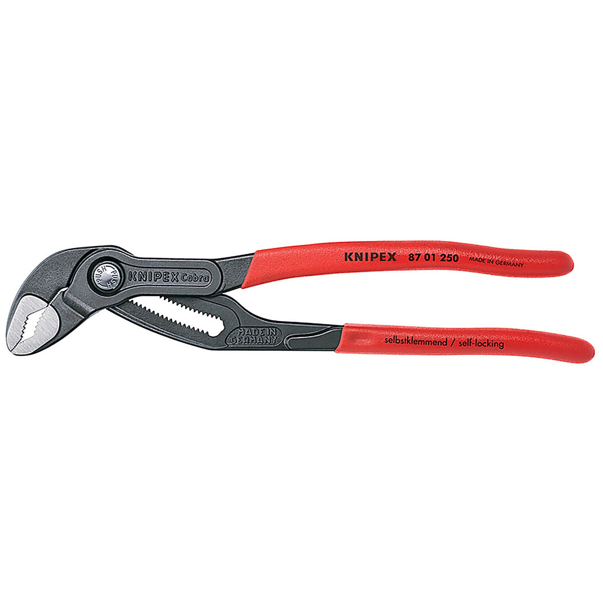 Knipex - 87 01 250 SBA - Cobra 10 In. Chrome Vanadium Steel Water Pump Pliers