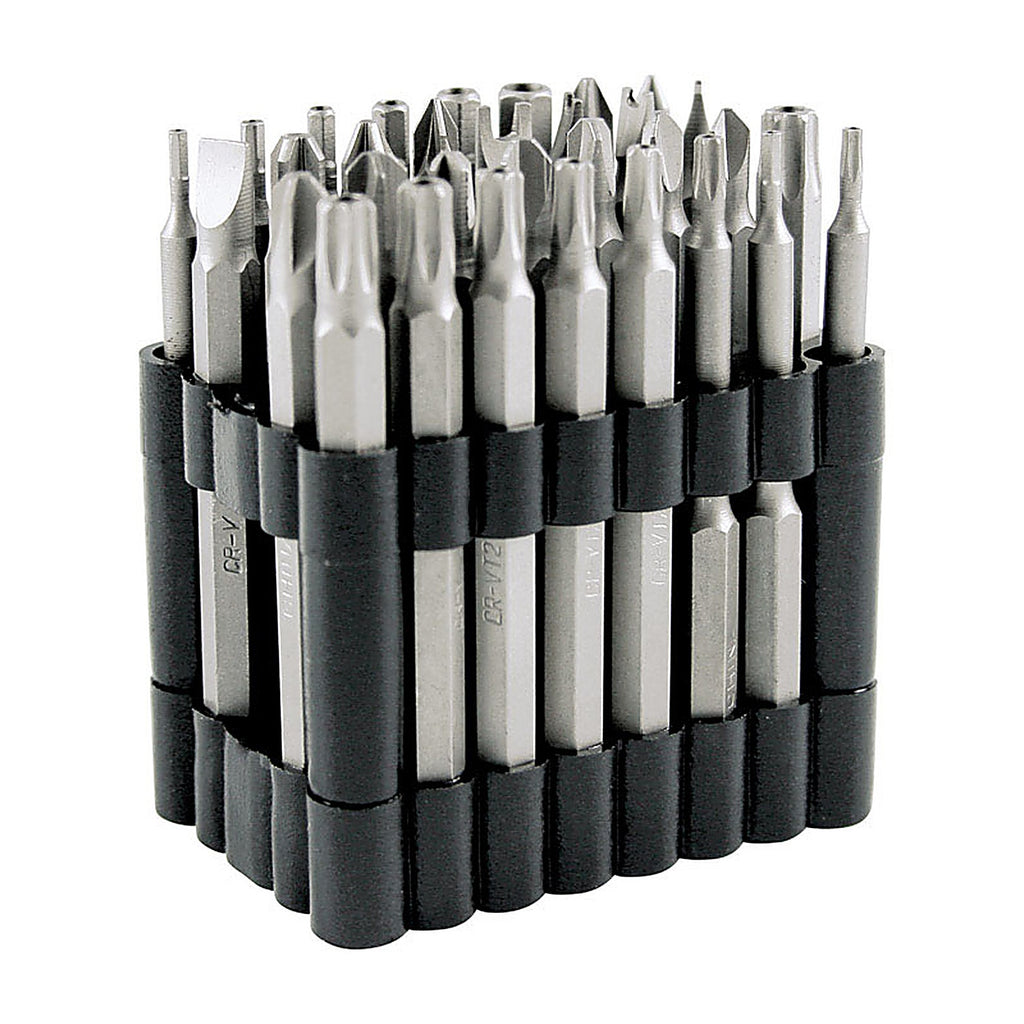 Performance Tool - W8659 - Assorted 3 In. L Security Bit Set Multi-Material 32 Piece