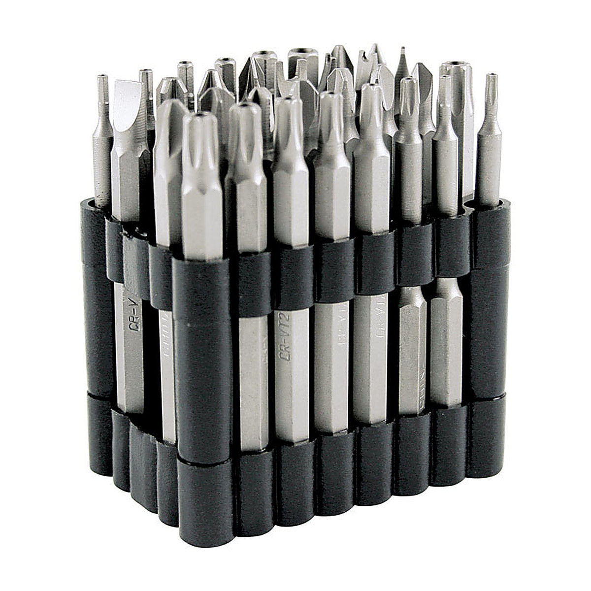 Performance Tool - W8659 - Assorted 3 In. L Security Bit Set Multi-Material 32 Piece