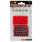 Performance Tool - W1384 - Assorted 1 In. L Security Bit Set Multi-Material 33 Piece