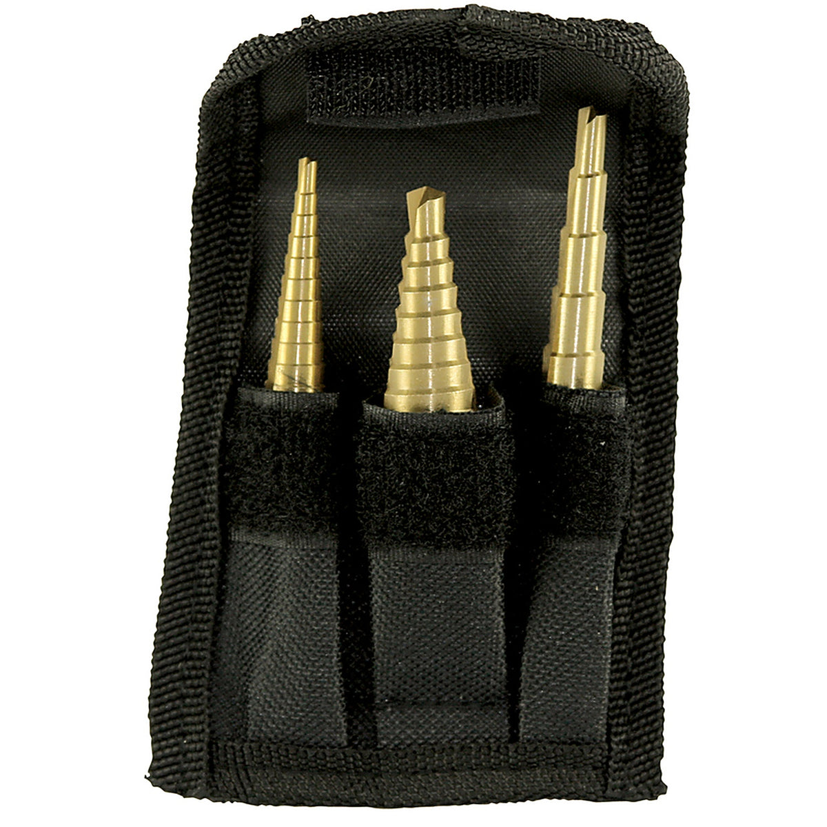 Performance Tool - W9003 - High Speed Steel Step Drill Bit Set HEX Shank 3 Piece