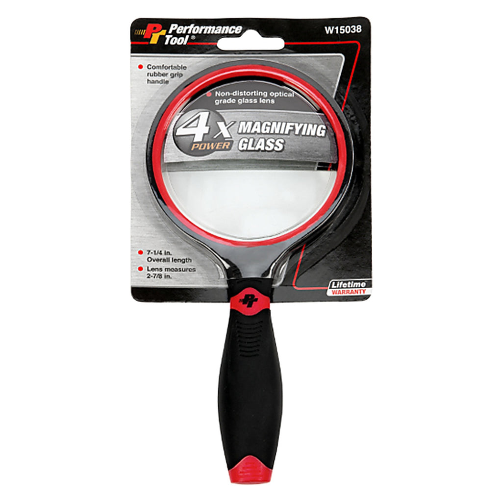 Performance Tool - W15038 - Round 4 Times Magnifying Glass 2-7/8 In. W
