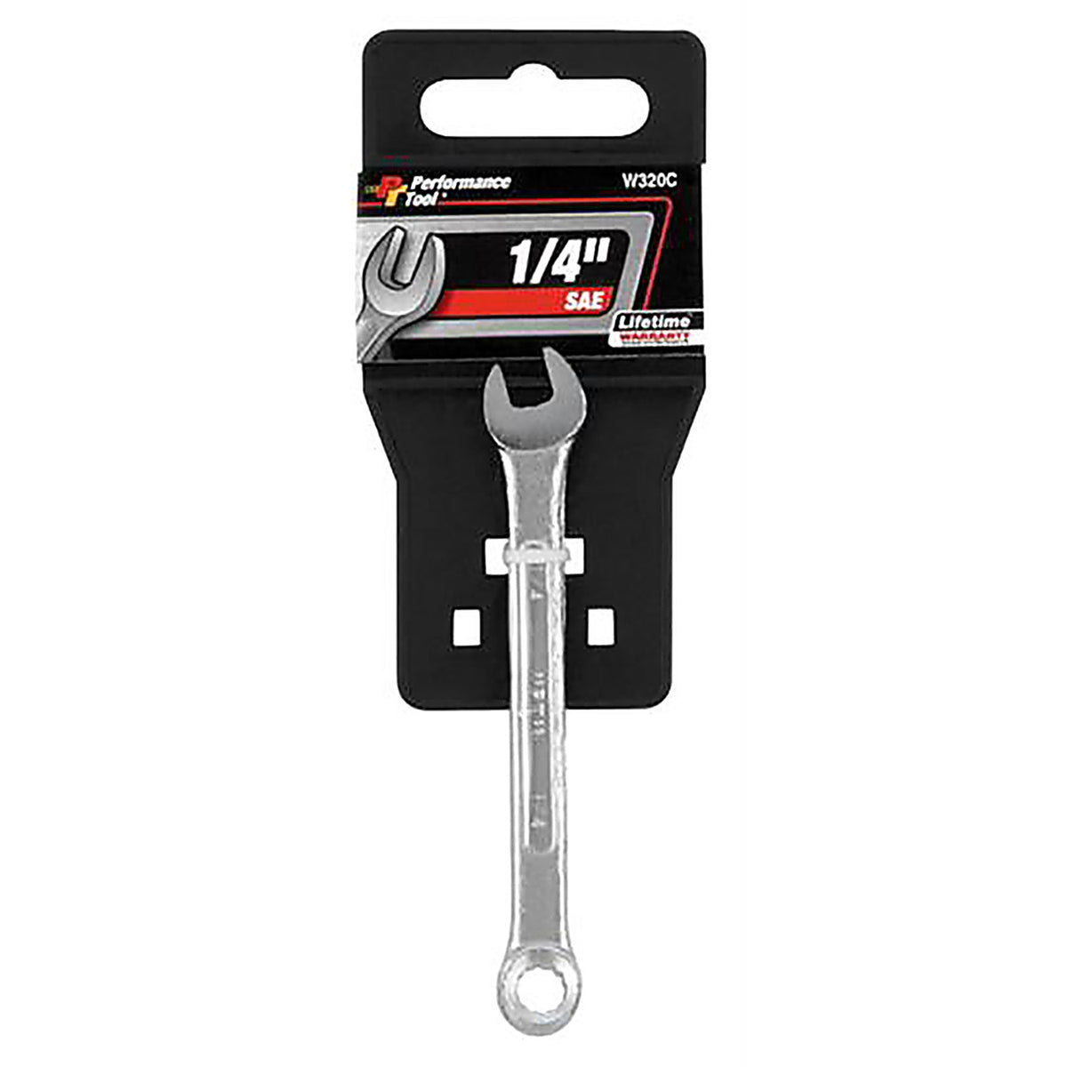 Performance Tool - W320C - 1/4 In. X 1/4 In. 12 Point SAE Combination Wrench 1 Piece