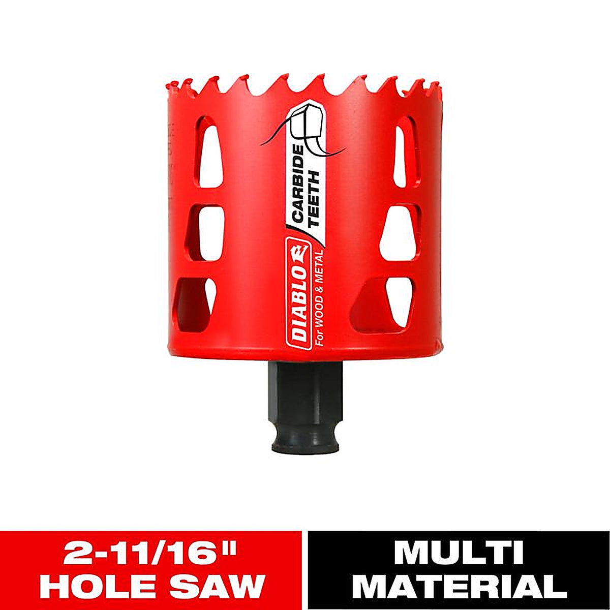Diablo DHS2687CT 2-11/16 in. Carbide Tipped Mandrel Hole Saw 1 pc