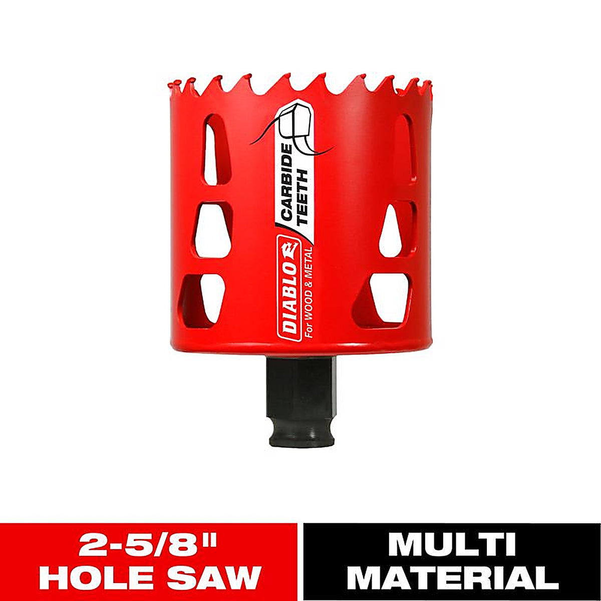 Diablo DHS2625CT 2-5/8 in. Carbide Tipped Mandrel Hole Saw 1 pc