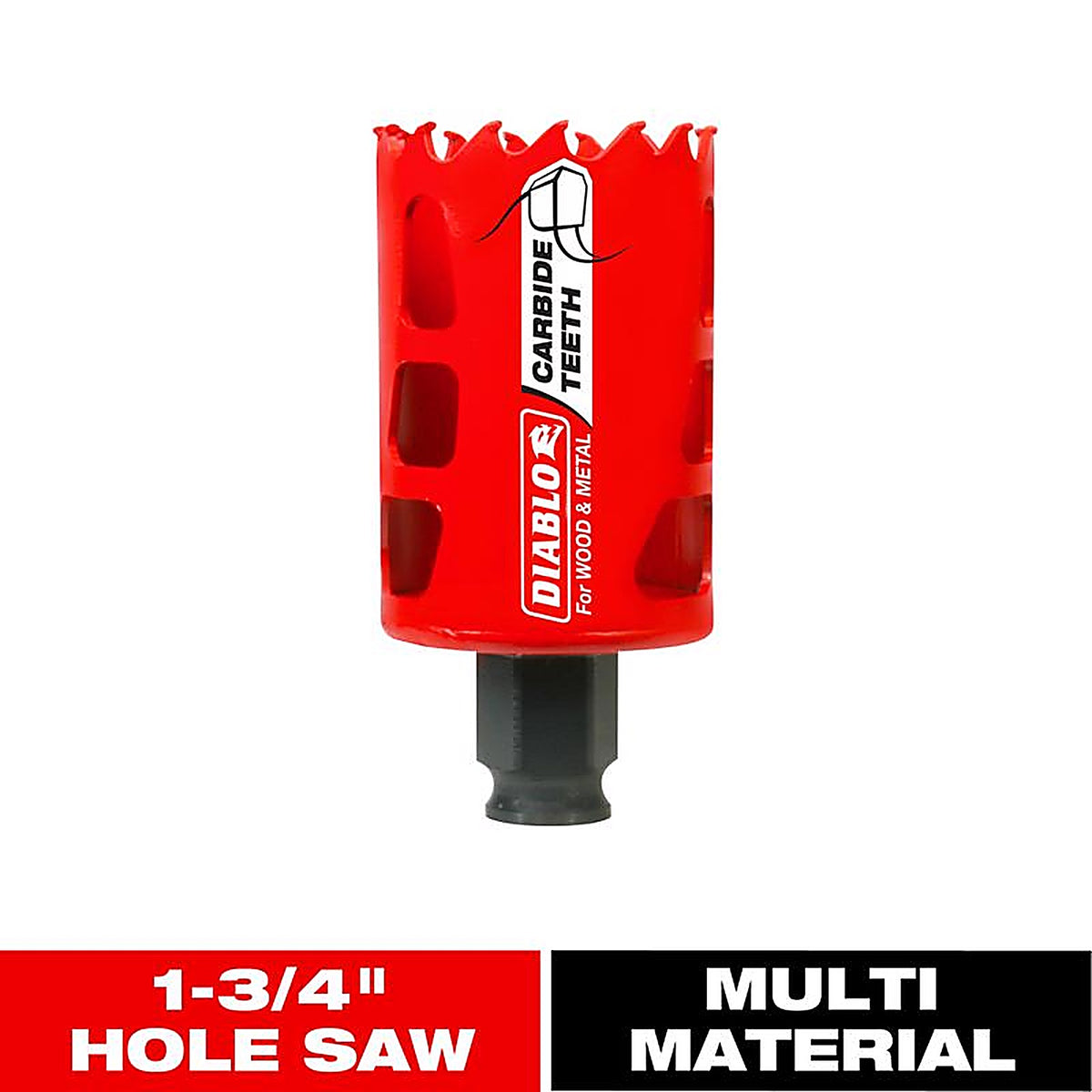 Diablo DHS1750CT 1-3/4 in. Carbide Tipped Mandrel Hole Saw 1 pc