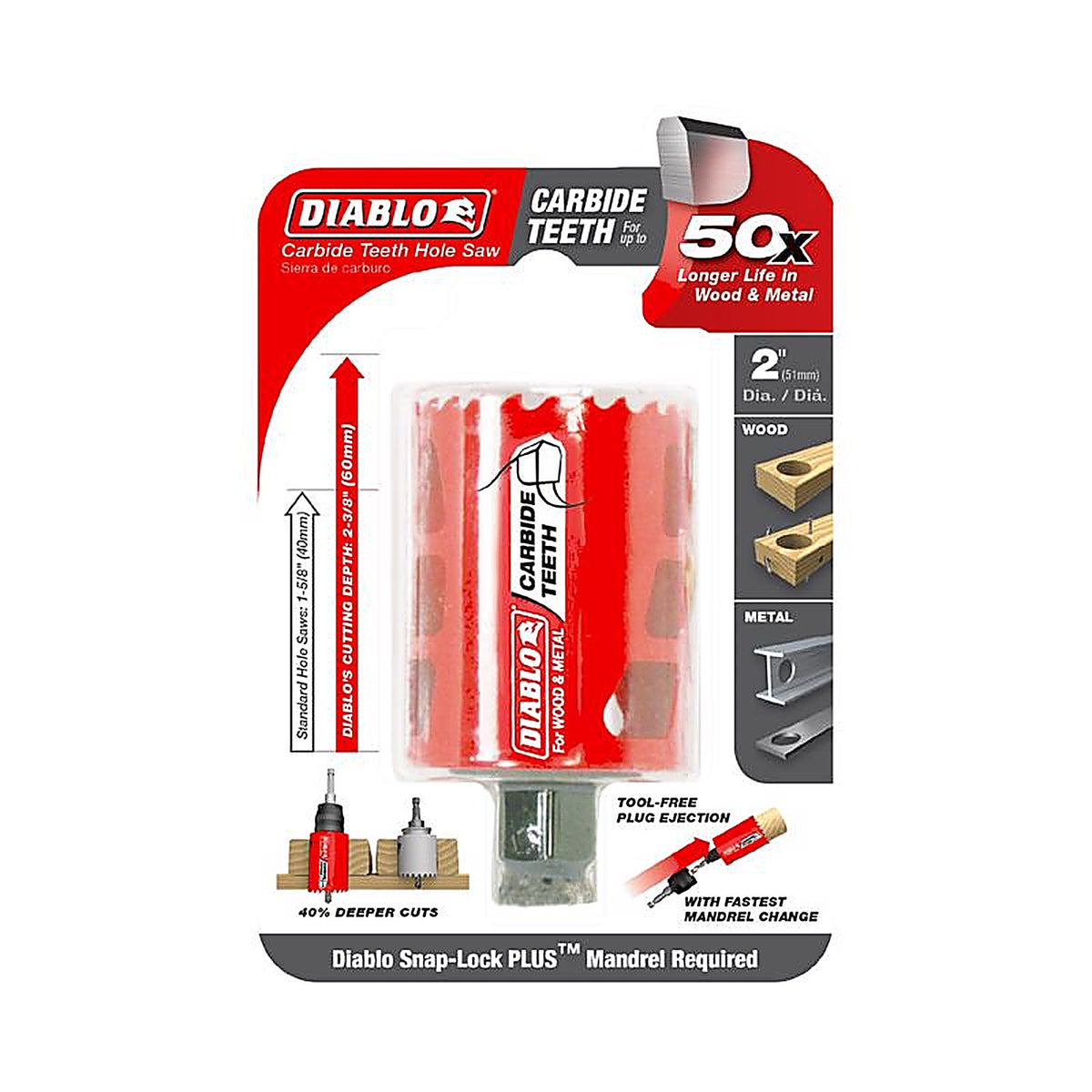 Diablo DHS2000CT 2 in. Carbide Tipped Diablo