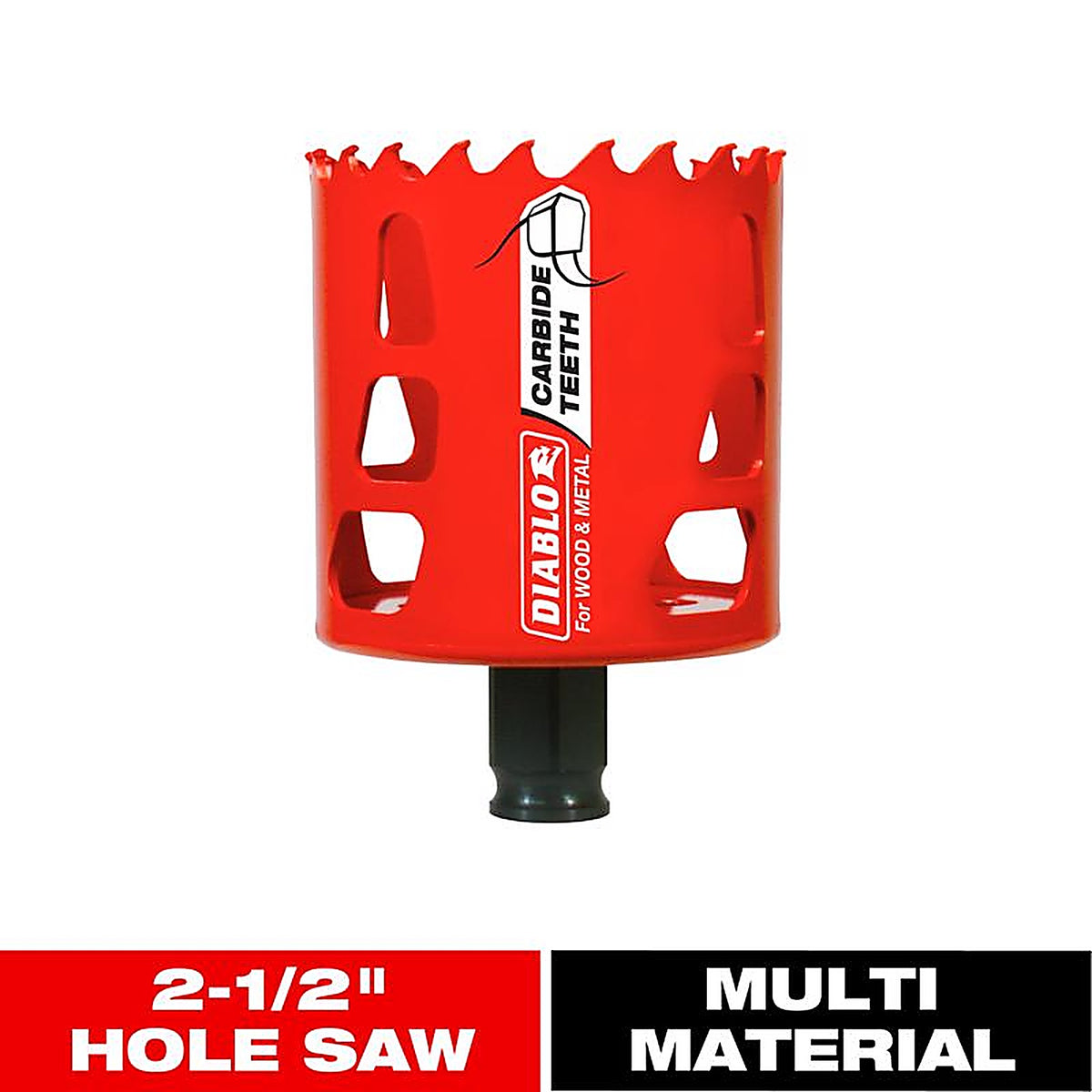 Diablo DHS2500CT 2-1/2 in. Carbide Tipped Mandrel Hole Saw 1 pc