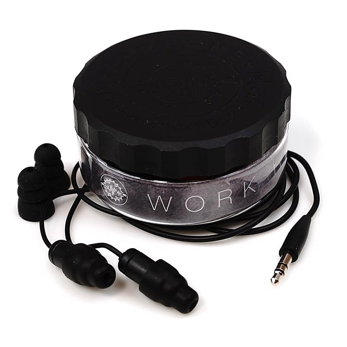 Plugfones - PG-BB - Guardian 29 Db Nylon/Silicone/Soft Foam 3.5 MM Jack Earplugs/Earphones Black 1 Pair