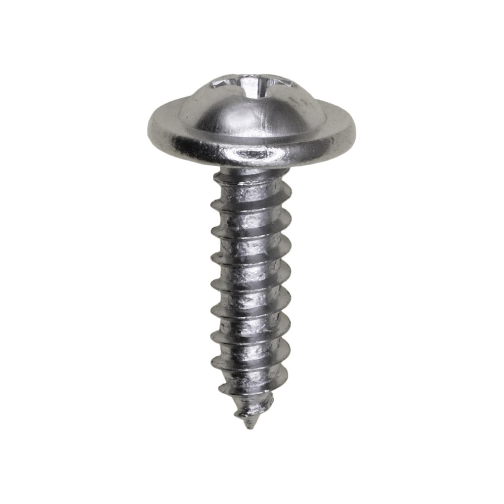 Auveco 2806 8 X 5/8in. Phillips Round Washer Head Tapping Screw Chrome