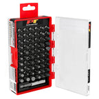 Performance Tool - W9027 - Assorted 1 In. L Driver Bit Set Multi-Material 75 Piece