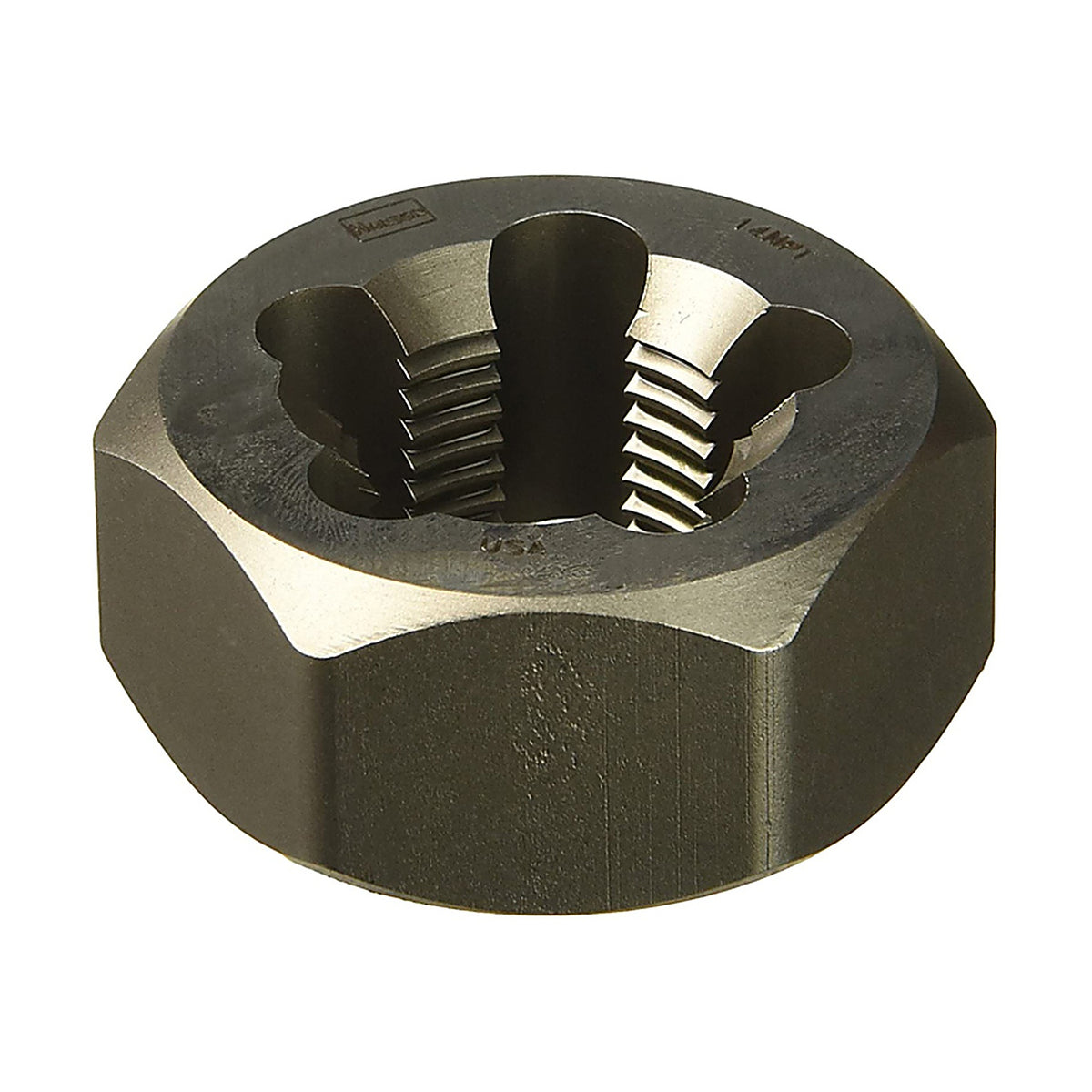 Irwin 7405 Hanson High Carbon Steel SAE Hexagon Die 1/2-14NPT 1/pc.