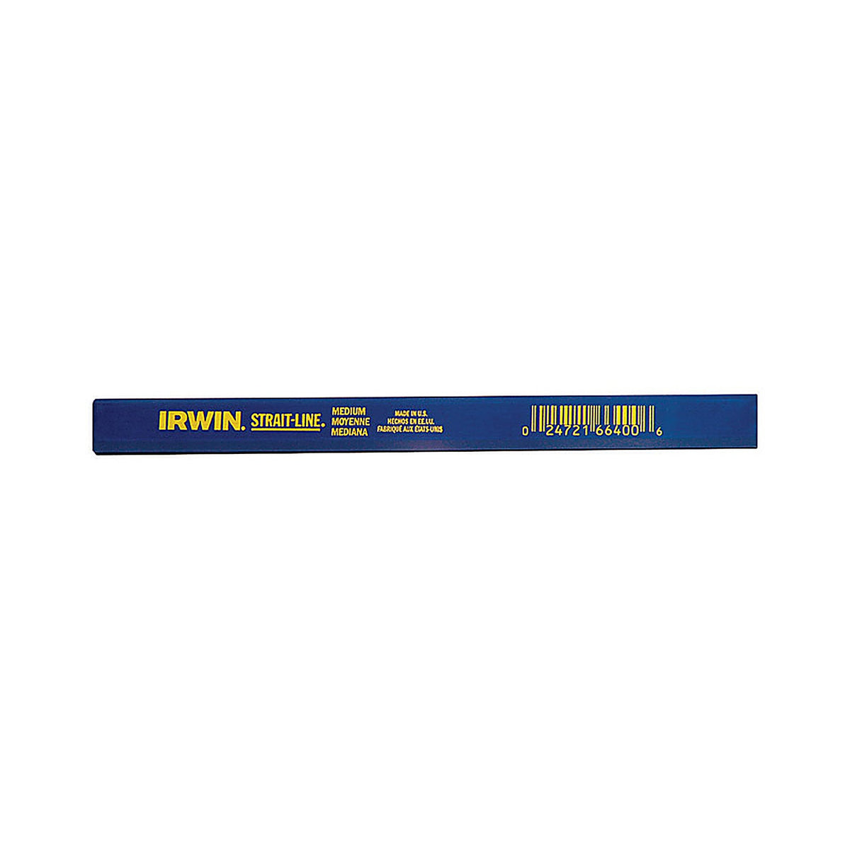 Irwin - 66300 - Strait-Line 7 In. L Medium Lead Carpenter Pencil Black 1 Piece