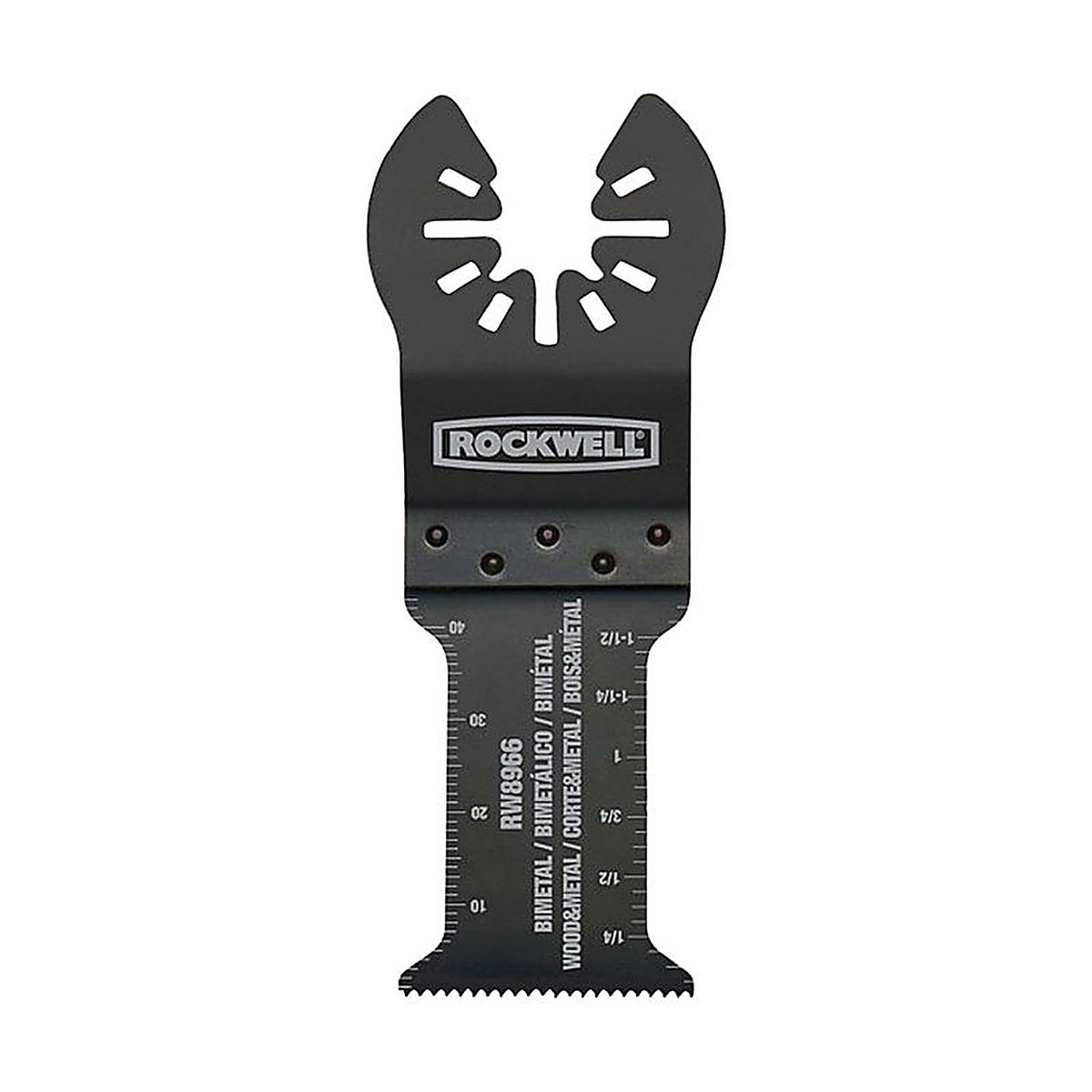 Rockwell RW8966 1-13/16 in. L Bi-Metal Plunge Cut Oscillating Blade 1 pk
