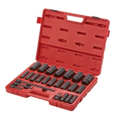 Sunex 2824 24/pc 1/2in. Drive SAE Deep Impact Socket Set