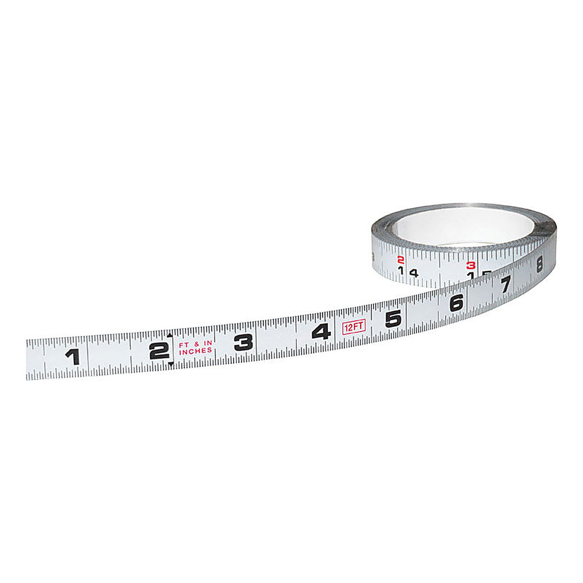 US Tape 50006 12 ft. L X 1/2 in. W Adhesive Steel Bench Tape