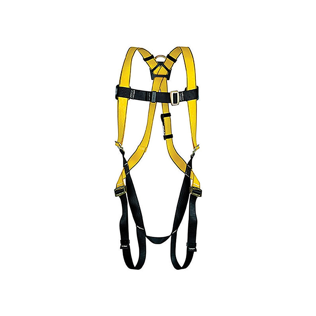 Safety Works 10096580 Workman Qwik-Fit Unisex Polyester Safety Harness 400 lb. capacity XL Yellow 1/pc.
